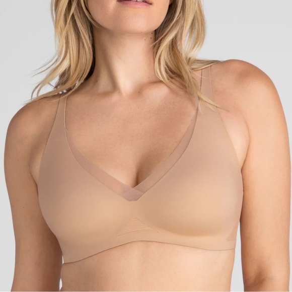 Honeylove Crossover Wireless Bra Seamless Clean Girl Cozycore 2X Minimalist - Picture 13 of 13